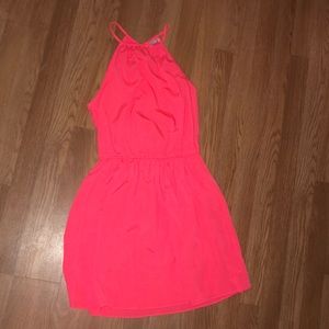 Pink high neck American eagle dress
